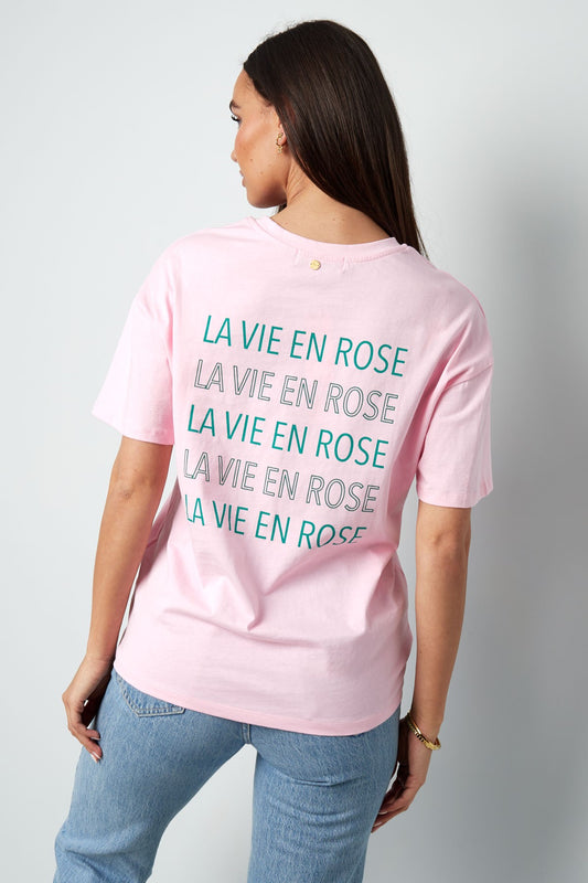 T-shirt La vie en rose