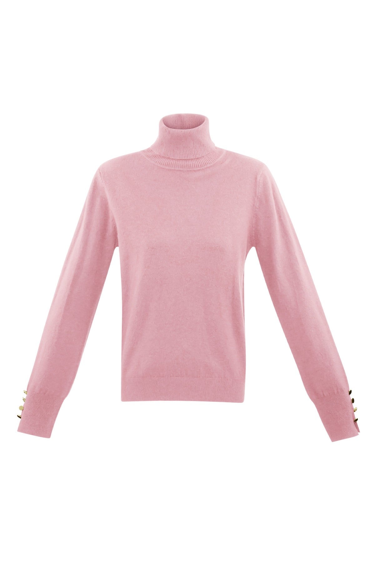 Rollkragen Top Damen | Slim Fit Langarm | Viskose