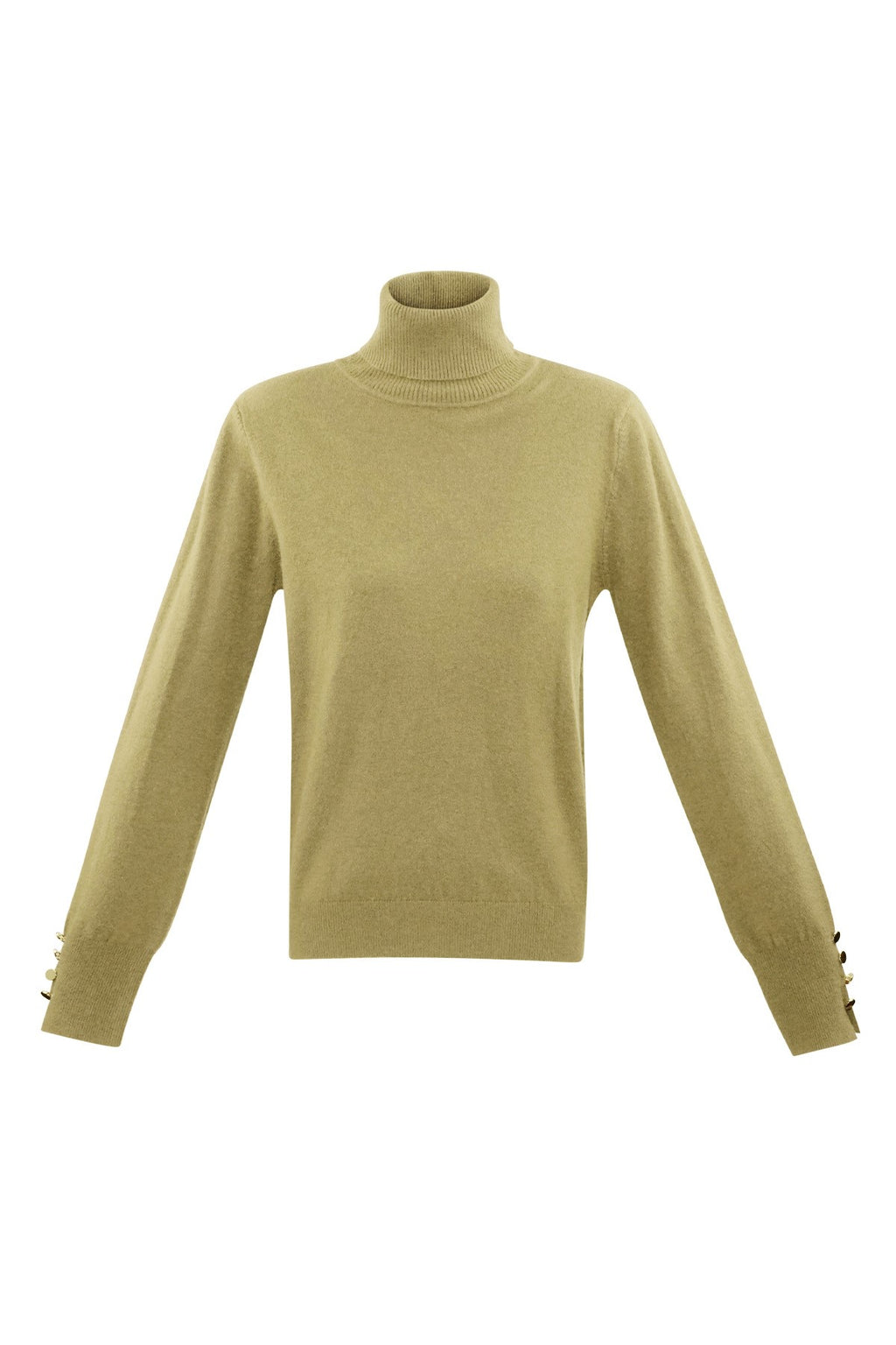 Rollkragen Top Damen | Slim Fit Langarm | Viskose