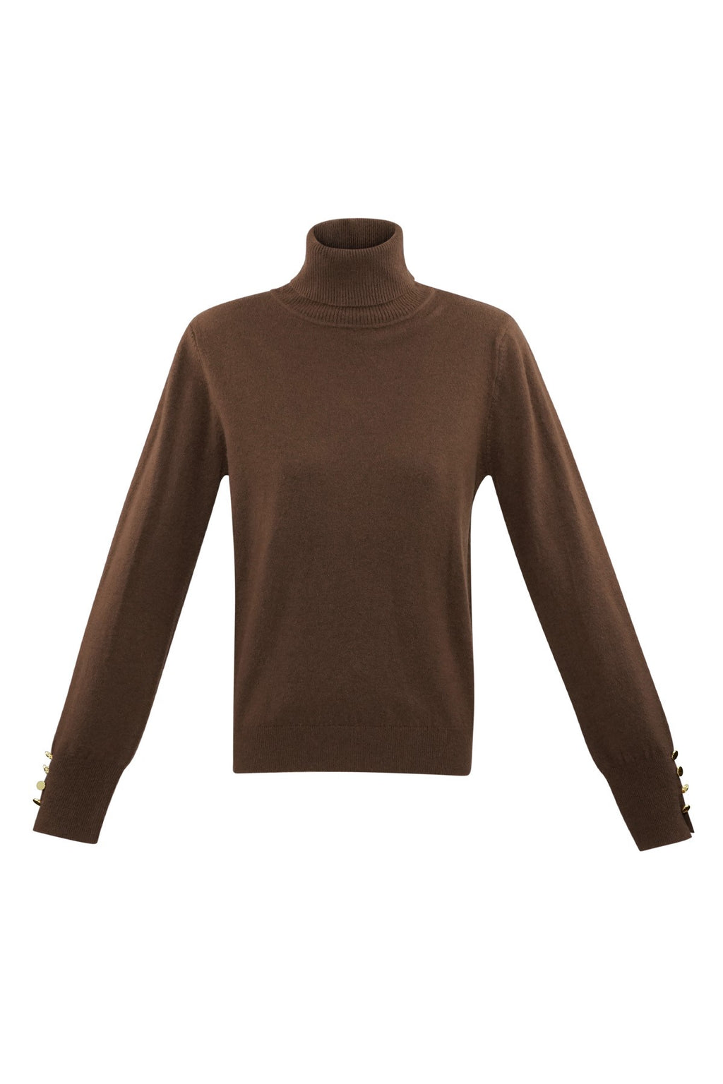 Rollkragen Top Damen | Slim Fit Langarm | Viskose