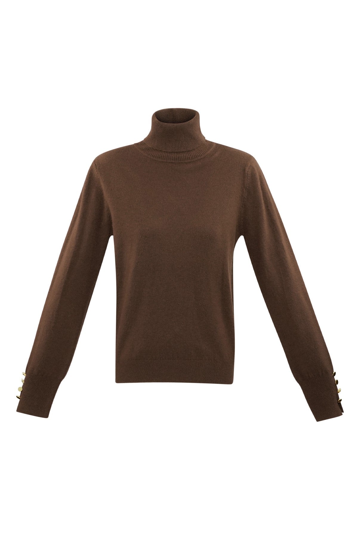 Rollkragen Top Damen | Slim Fit Langarm | Viskose