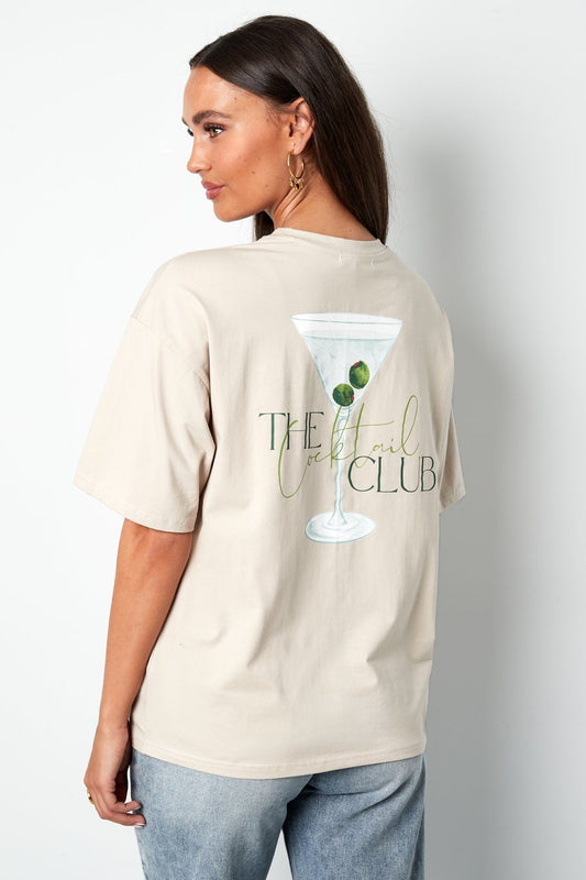 T-shirt the cocktail club