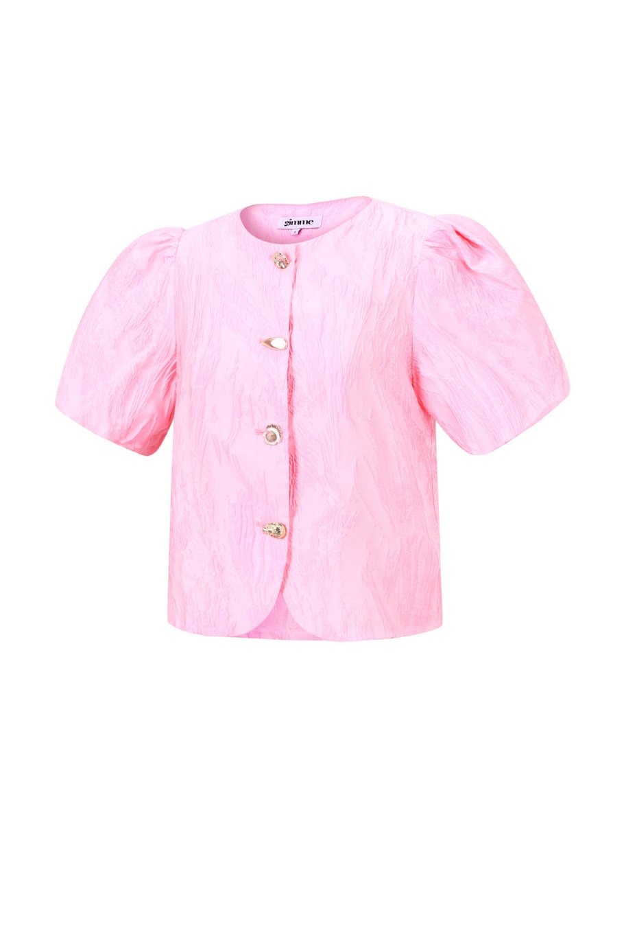 Statement top met pofmouwen