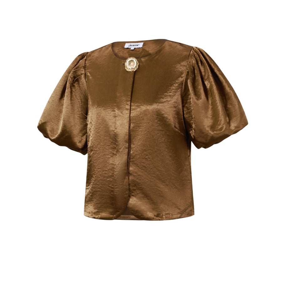 Statement top met pofmouwen