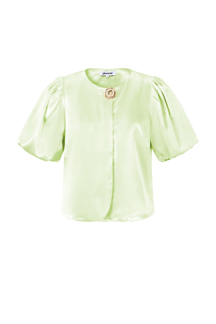 Statement top met pofmouwen