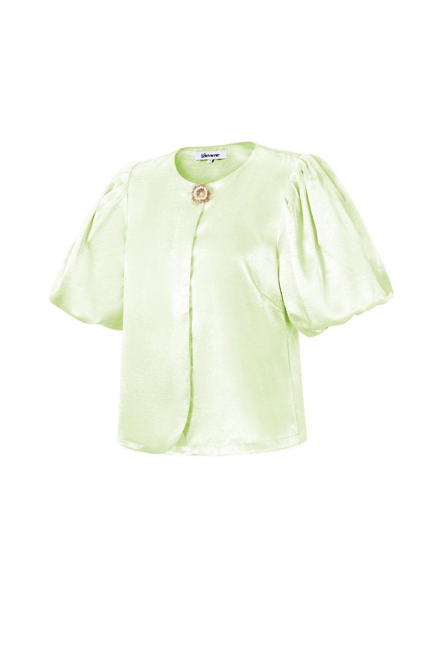 Statement top met pofmouwen