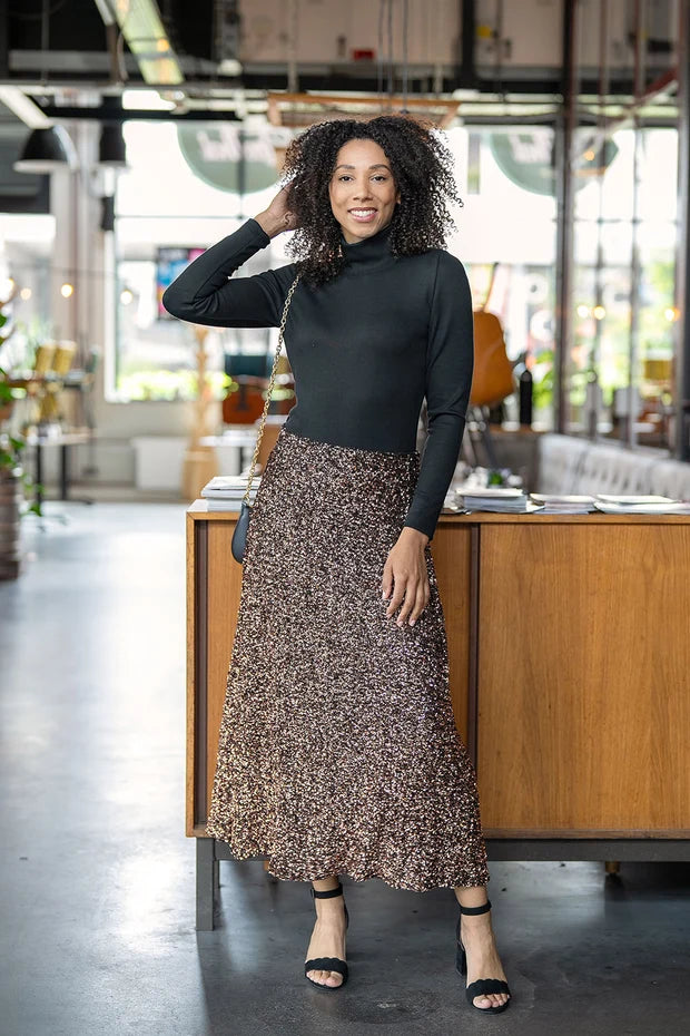 Women's Turtleneck Long-Sleeve Top