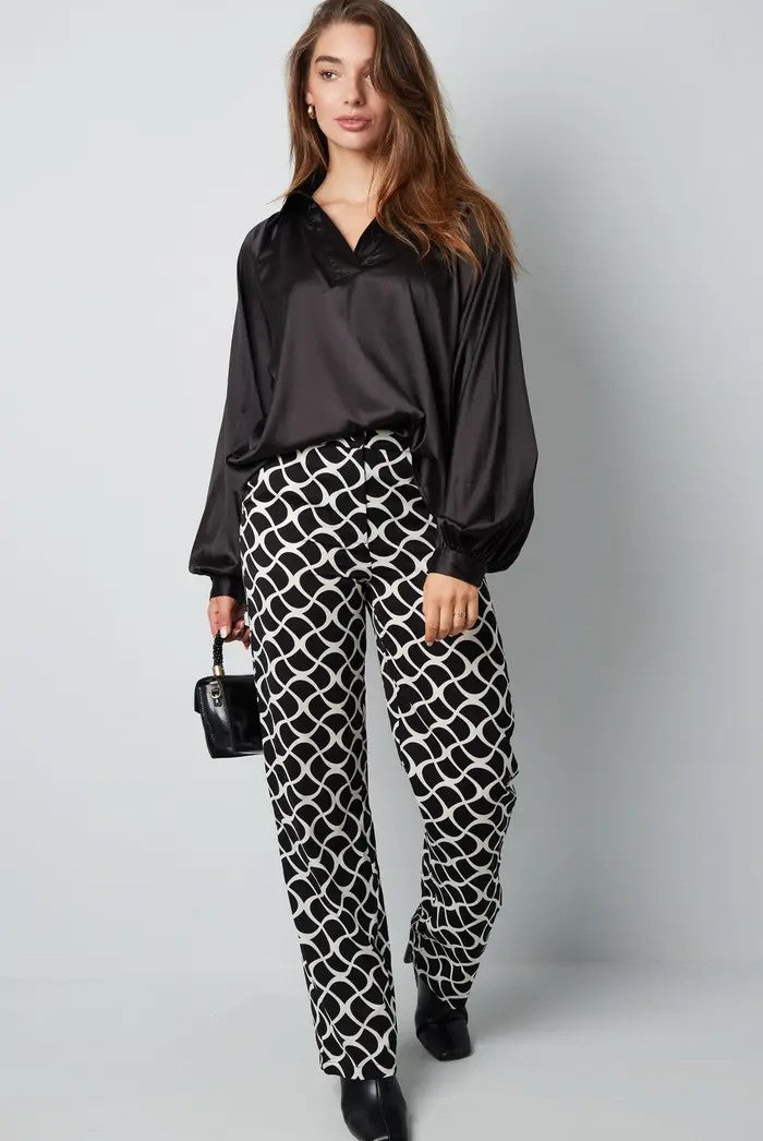 Bluse mit weiten Puffärmeln | Damen
