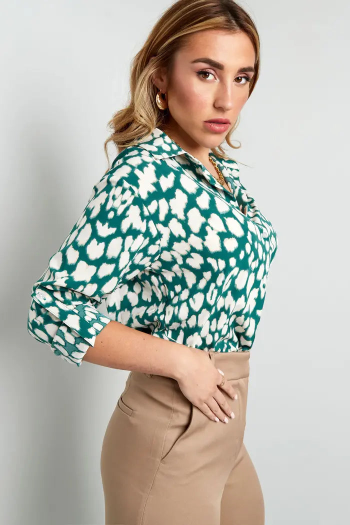 Bluse Leopardenmuster