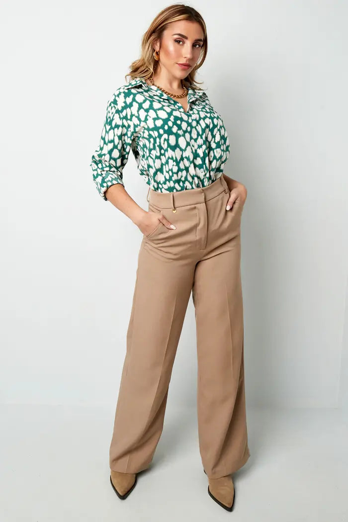Bluse Leopardenmuster