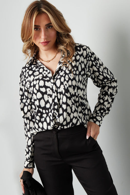 Blouse panterprint