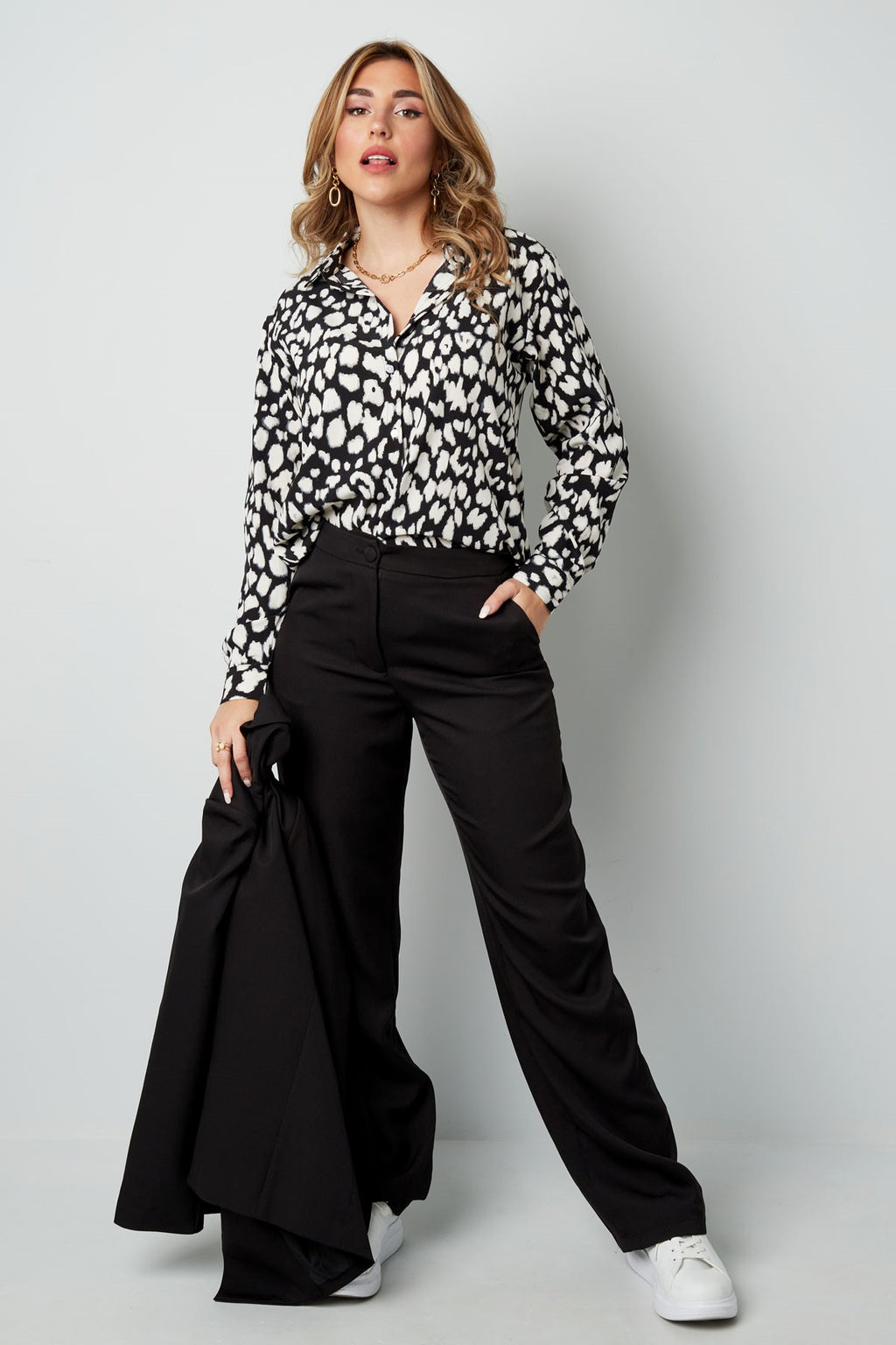 Bluse Leopardenmuster