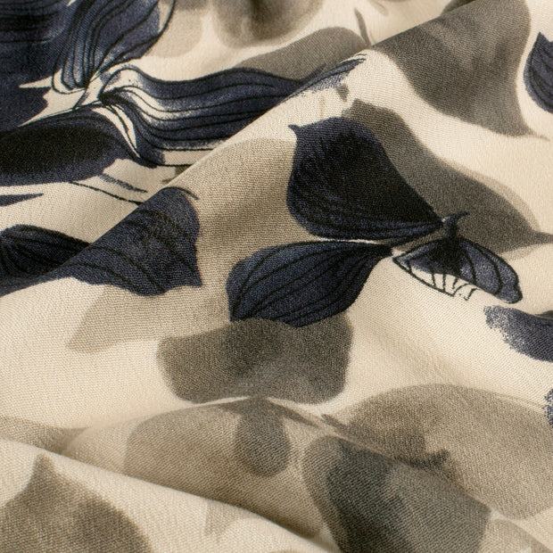 Crepe blouse met print