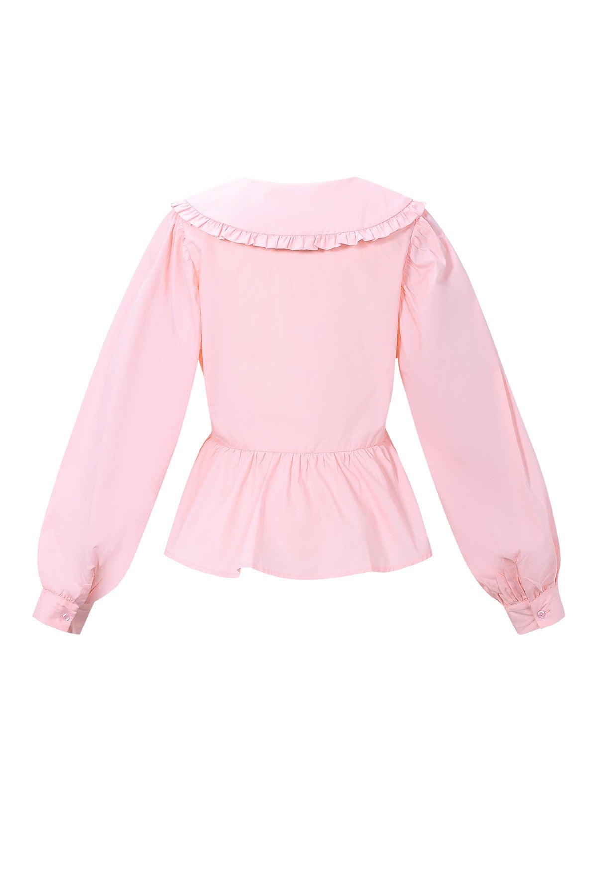 Katoenen blouses en overhemden Effen casual lente/zomerkleding