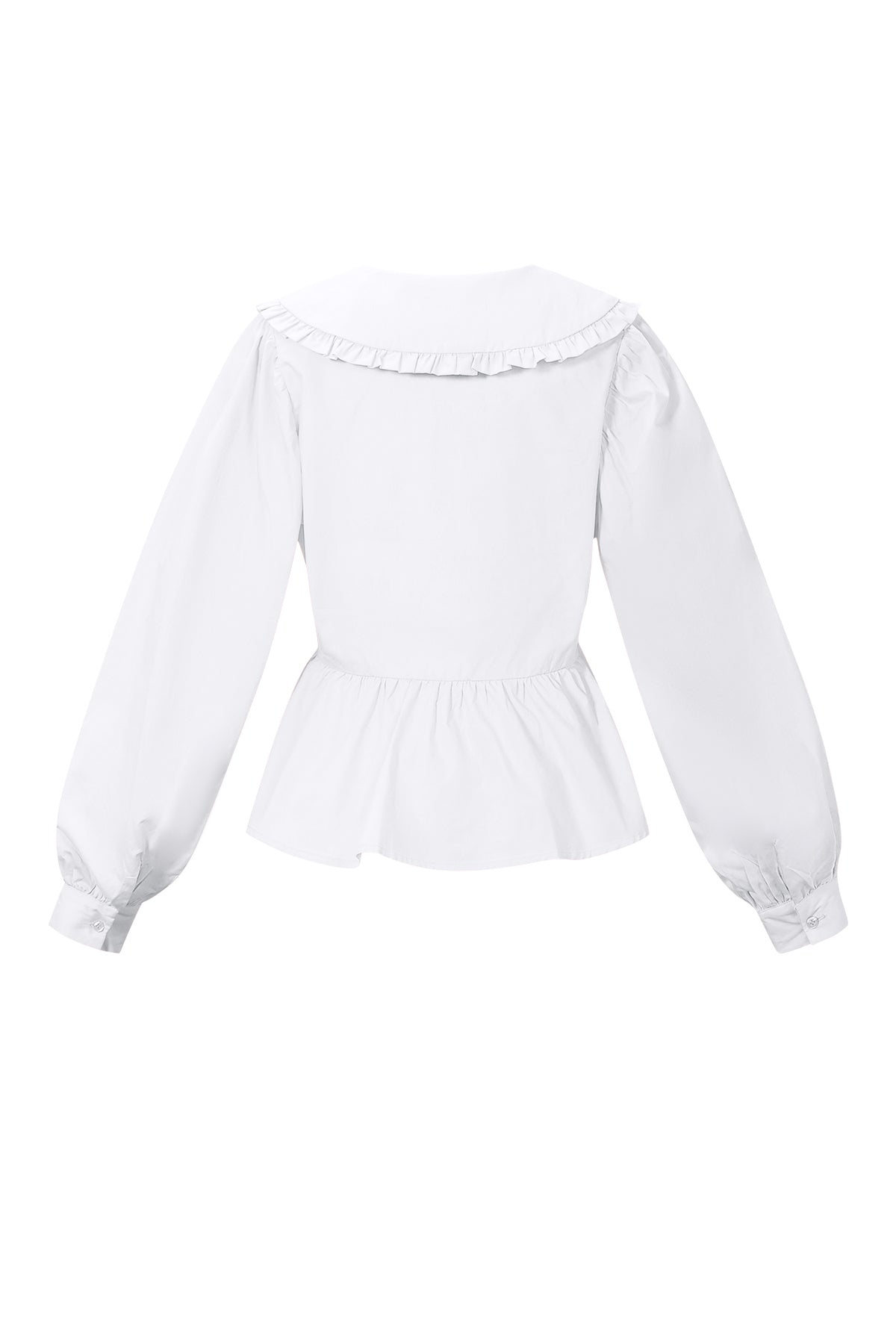 Katoenen blouses en overhemden Effen casual lente/zomerkleding
