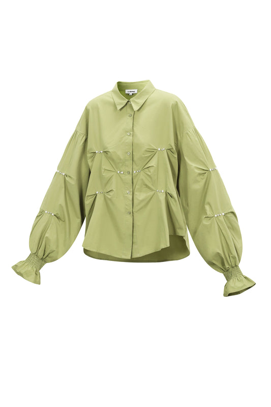 Dromerige Blouse Dames | Losse Pasvorm Flare Mouw