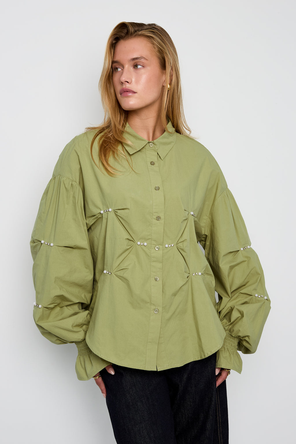 Dromerige Blouse Dames | Losse Pasvorm Flare Mouw