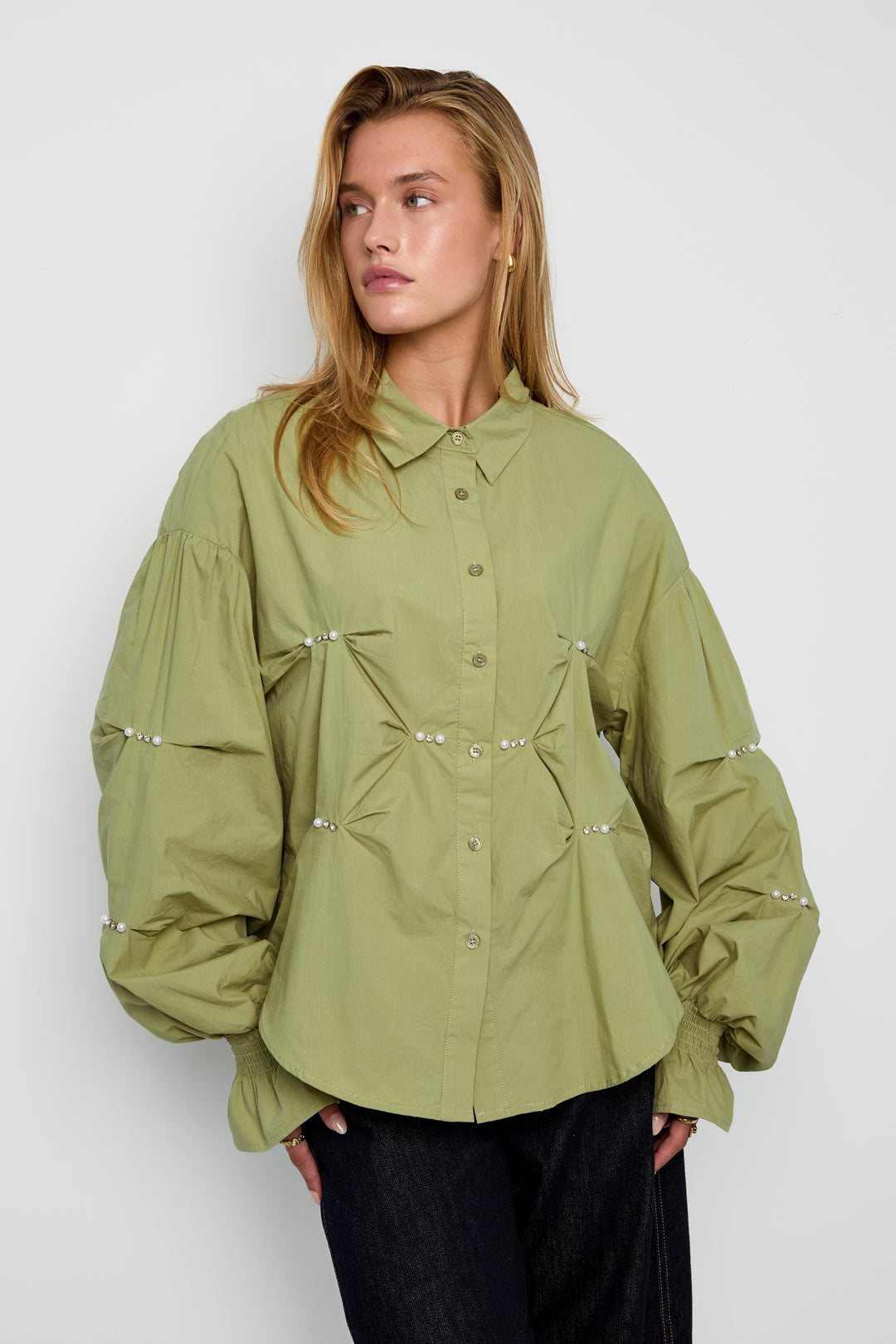 Dromerige Blouse Dames | Losse Pasvorm Flare Mouw