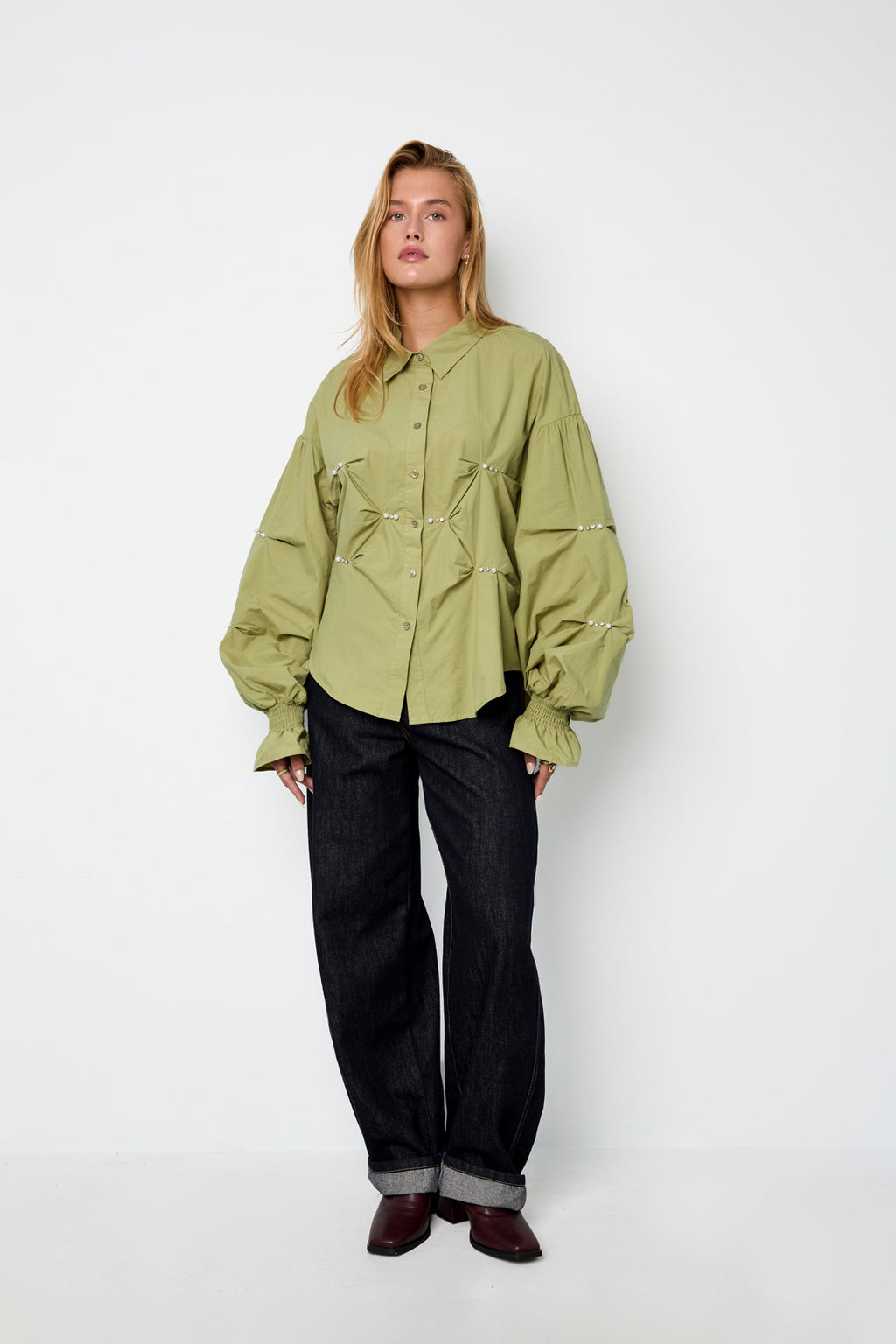 Dromerige Blouse Dames | Losse Pasvorm Flare Mouw