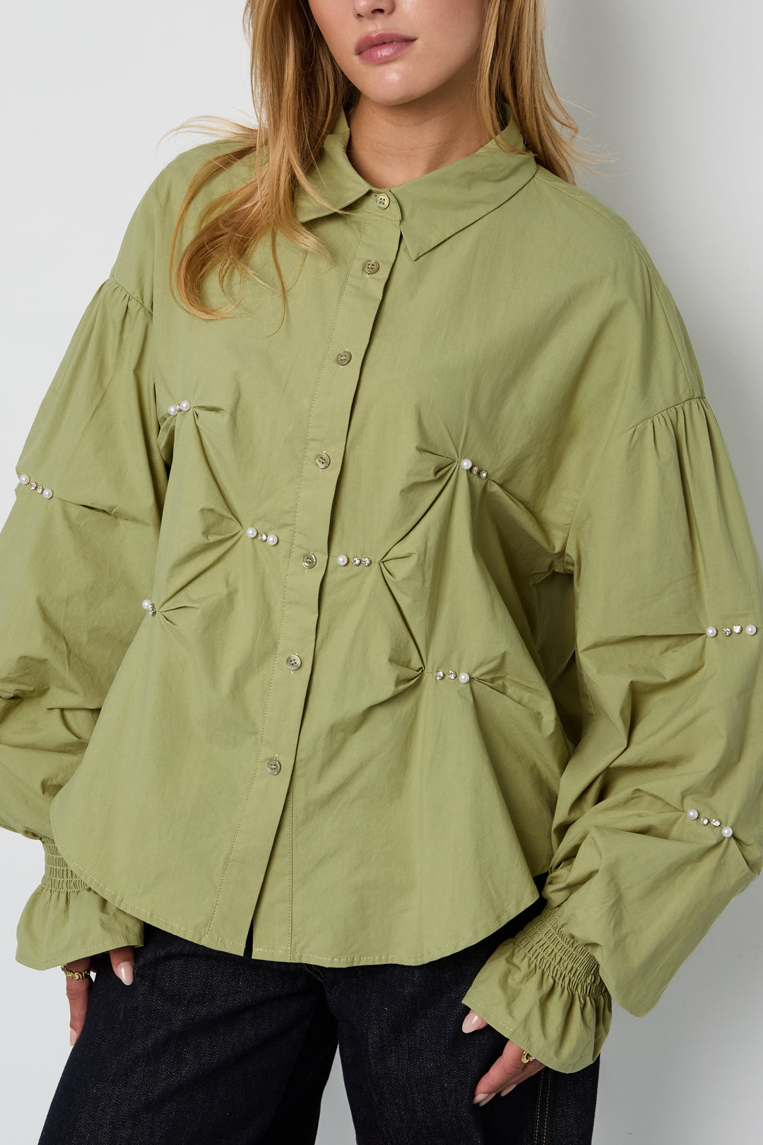 Dromerige Blouse Dames | Losse Pasvorm Flare Mouw