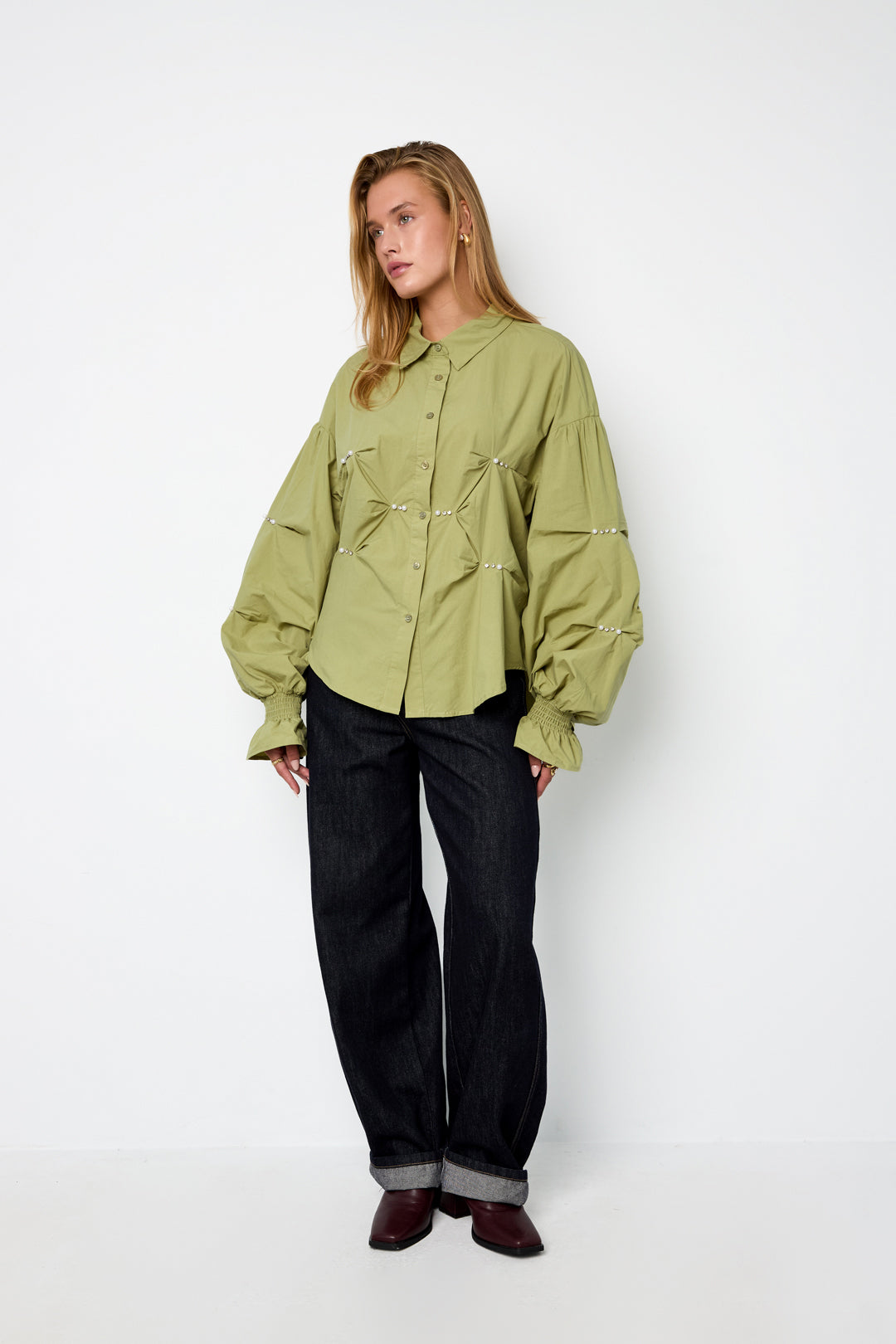 Dromerige Blouse Dames | Losse Pasvorm Flare Mouw