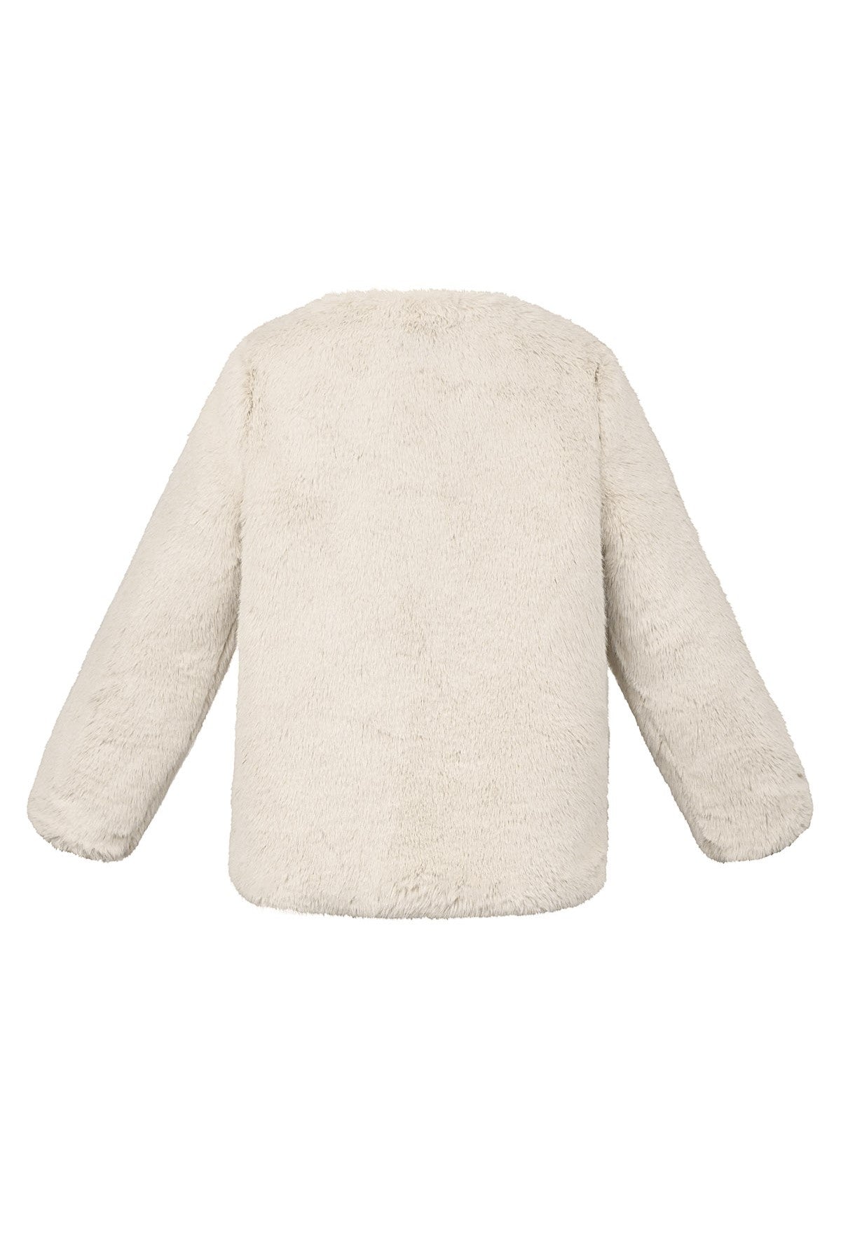 Faux fur jas