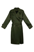 Klassischer Damen Trenchcoat mit Zweireiher & Abnehmbarem Gürtel