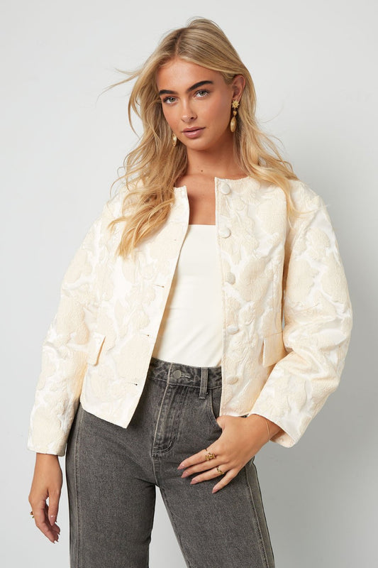 Jacquard jack ballon mouw