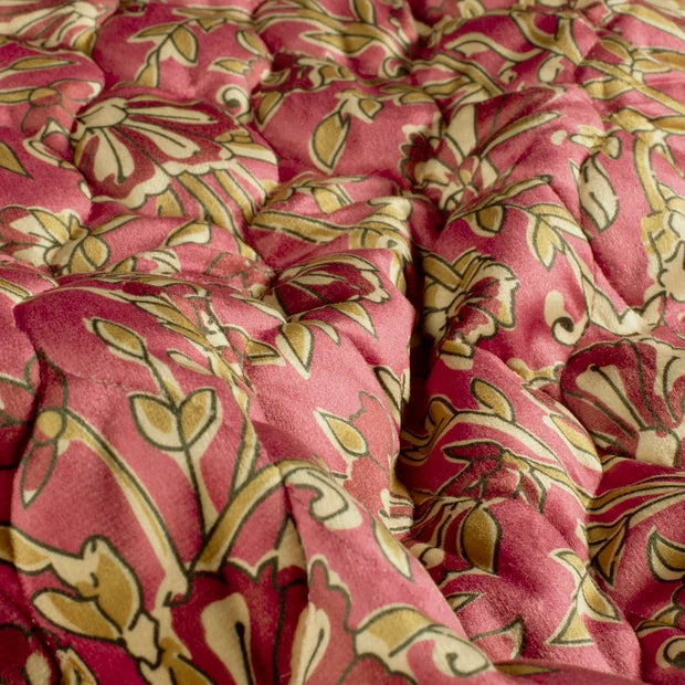 Samt-Weste für Damen mit Blumenmuster