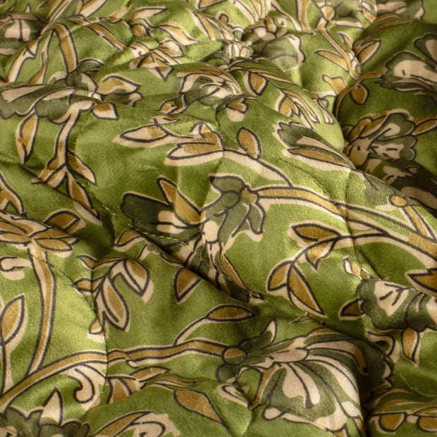 Samt-Weste für Damen mit Blumenmuster