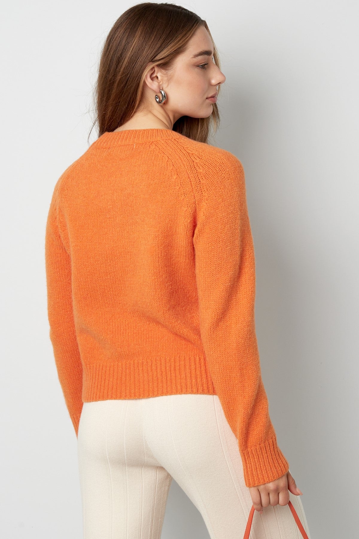 Knitted Sweater Women Yin Yang | Round Neck & Striking Symbol