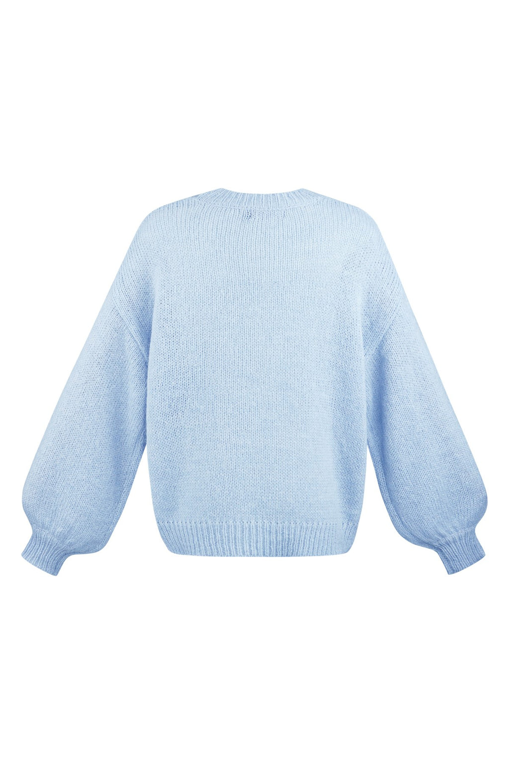 Mon Cheri Oversized Trui – Kersprint | Gebreid Nylon | Rood, Geel, Blauw & Beige | S/M & L/XL