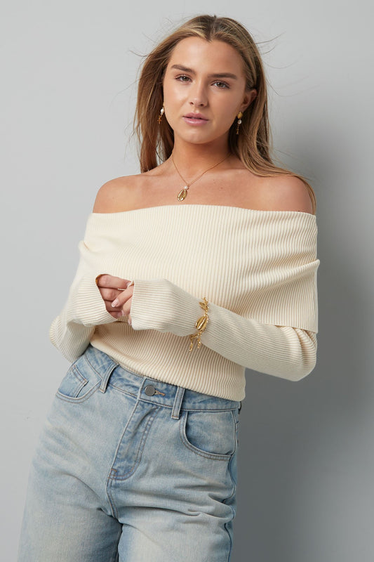 Basic off-shoulder top