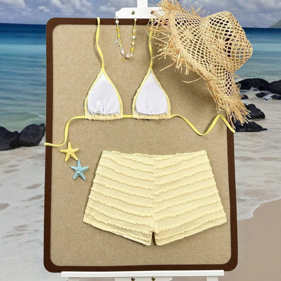 Bikini-Set mit Pailletten und Sternen-Design