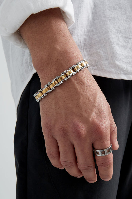 Men's bracelet fusion cuff