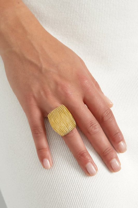 gestructureerd vierkante ring