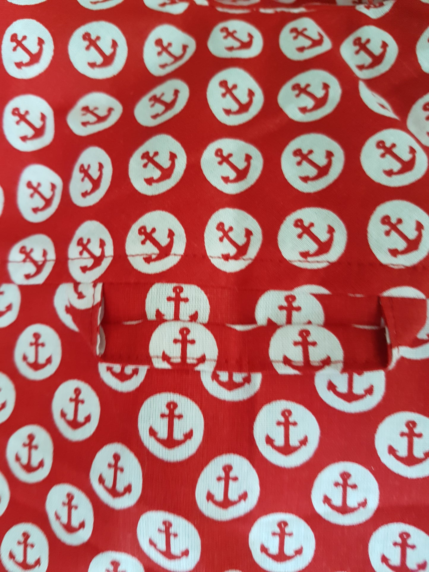Boys' Shirt with Anchor Print | Red