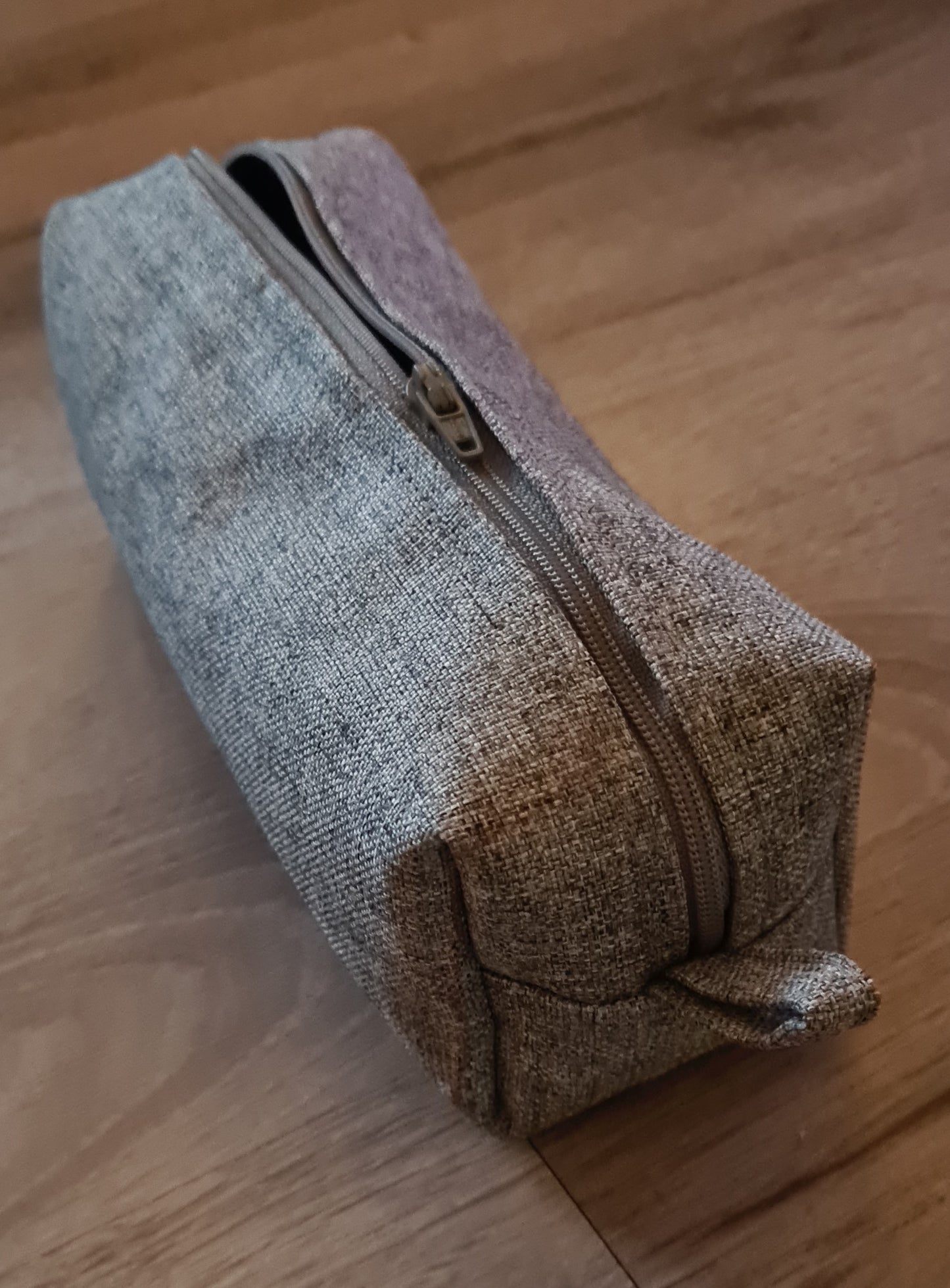 Pennenetui met Rits | Back to School | Fuchsia, Grijs & Oker