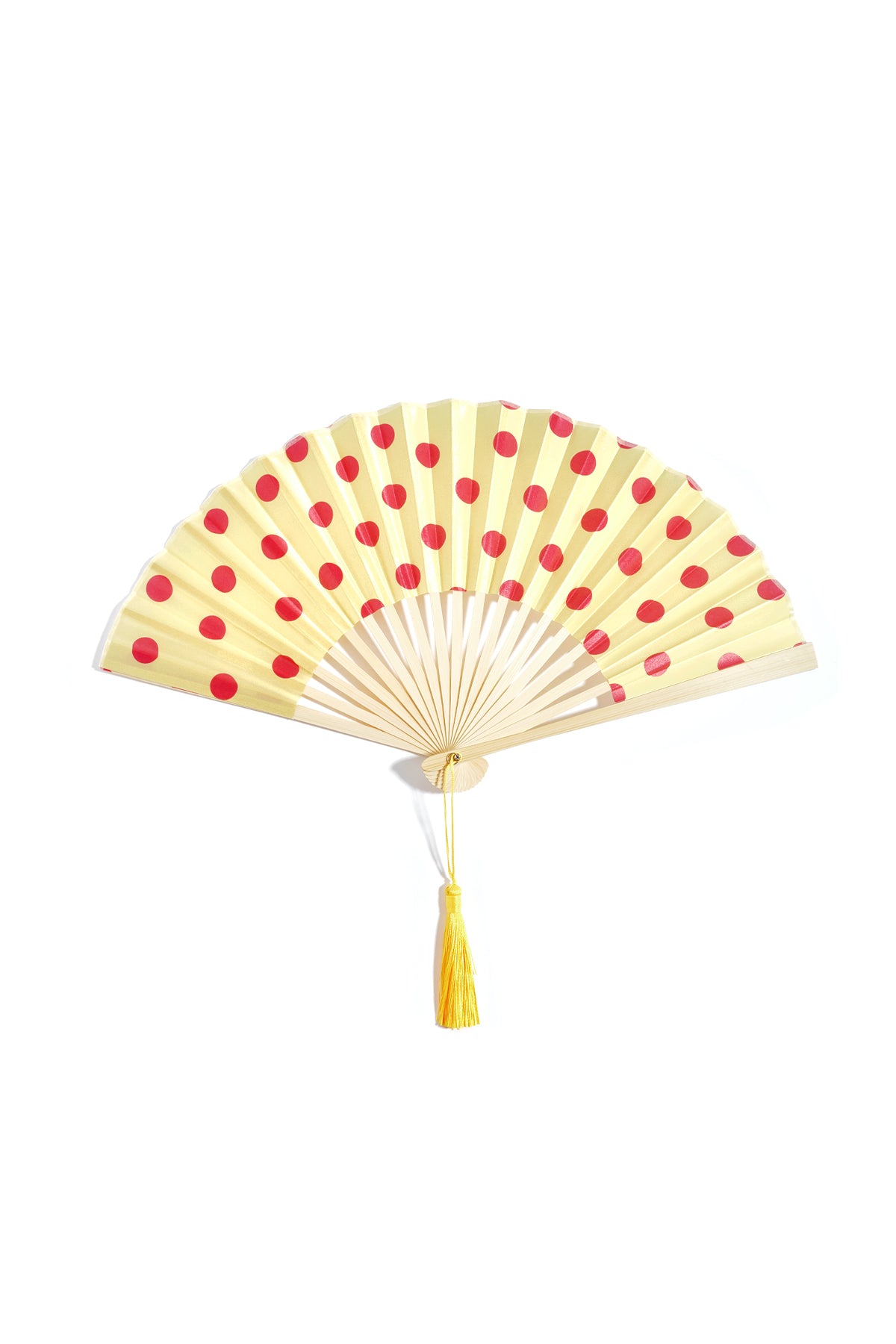 Faltfächer mit Punkten – Damen | Rosa | Colors Store