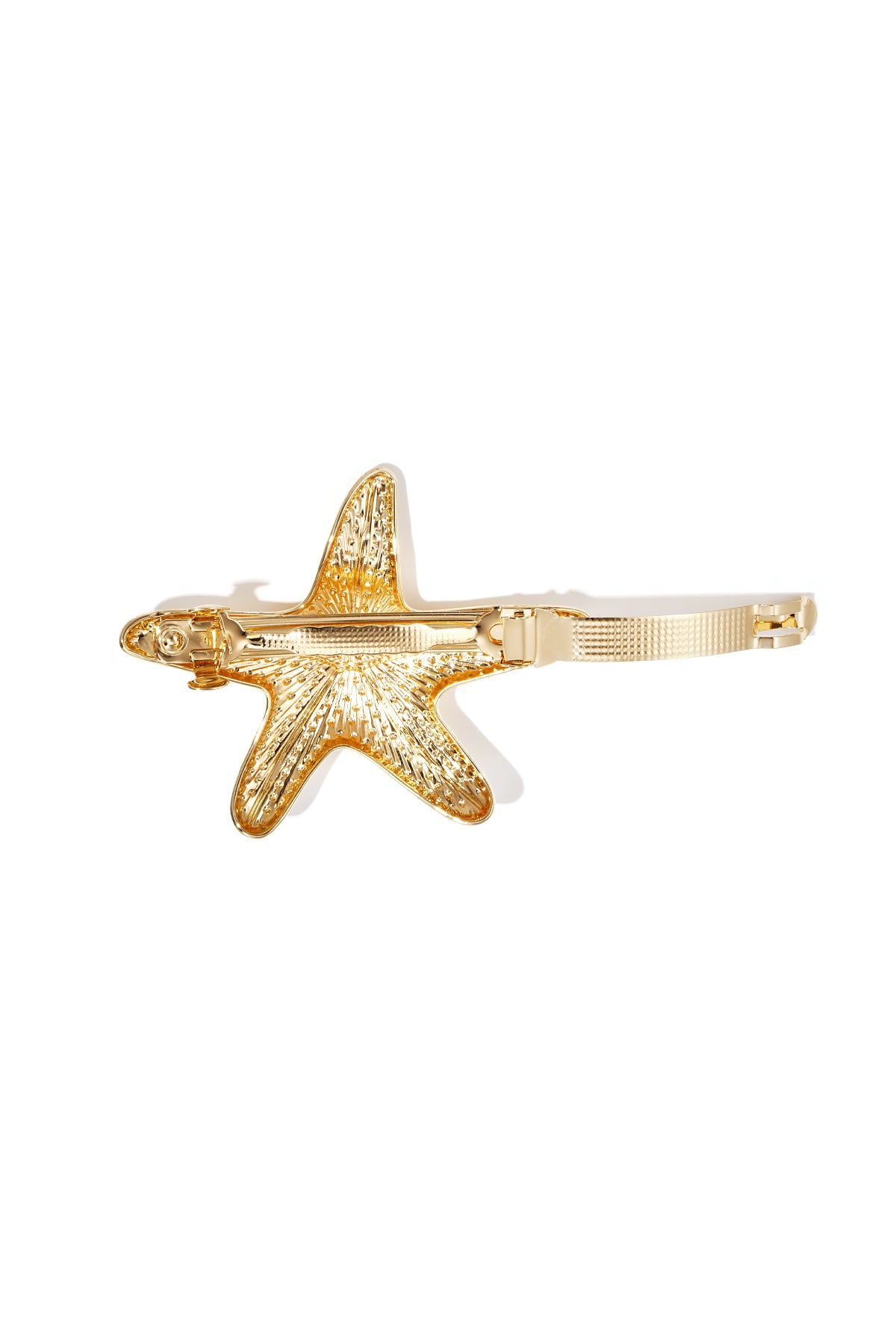 Haarclip Zeester | Goudkleur | Strand & Vakantie Accessoire