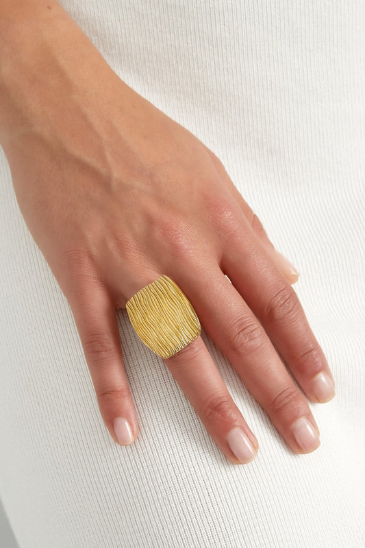 Gestructureerd vierkante ring
