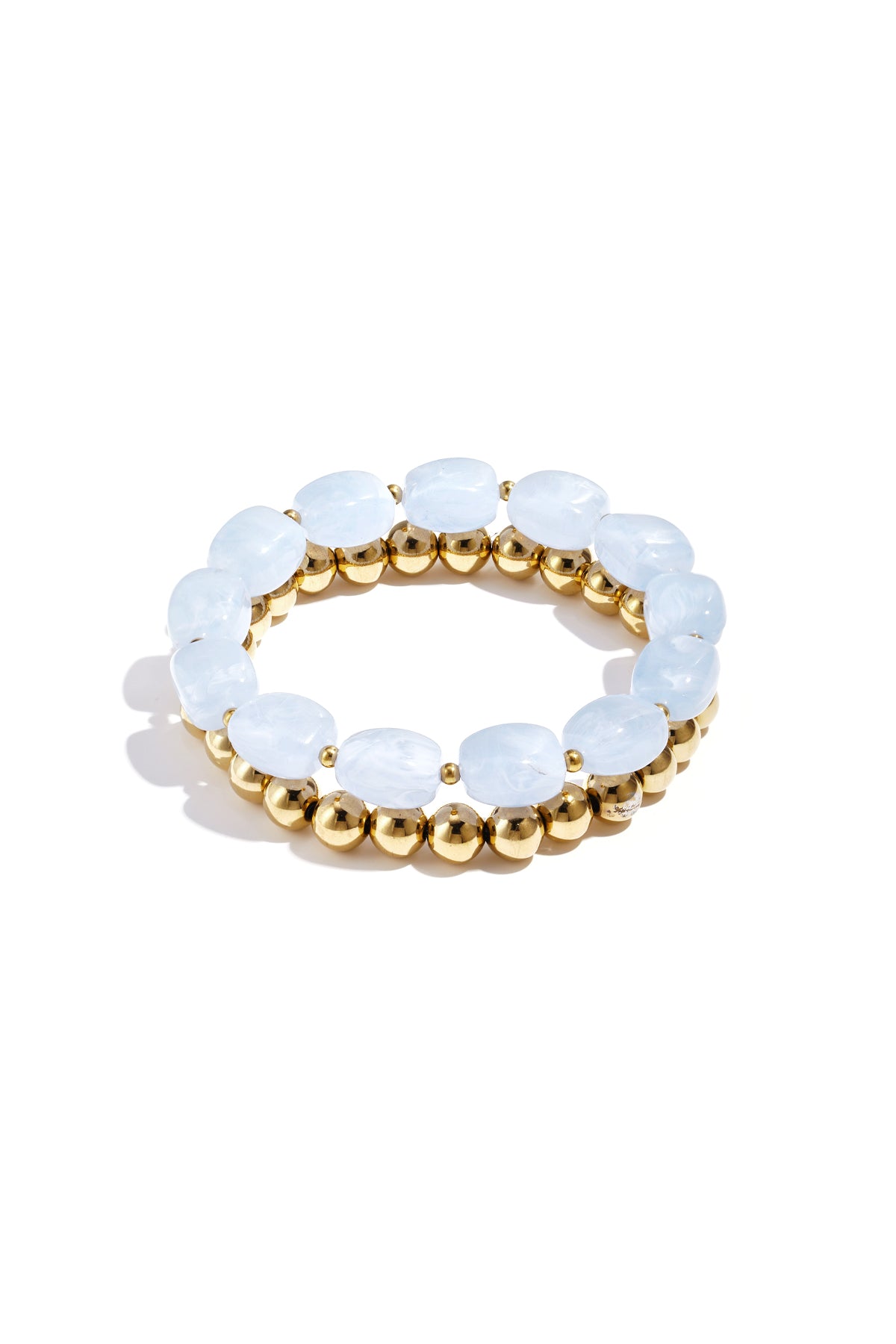 Armbanden met kralen van roestvrij staal, kralen, casual, dagelijks, eenvoudig, serie, damessieraden