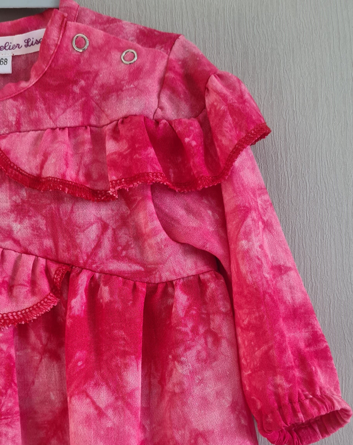 Kleid mit Batikmuster