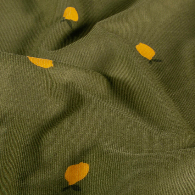 Corduroy overgooier fruit