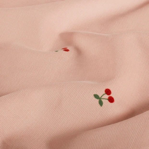 Baby Girls' Corduroy Pinafore Dress with Fruit Print | Size 50-86