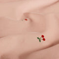 Baby Girls' Corduroy Pinafore Dress with Fruit Print | Size 50-86