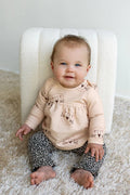 Baby Shirt Leeuwen Print – Zachte French Terry | Beige