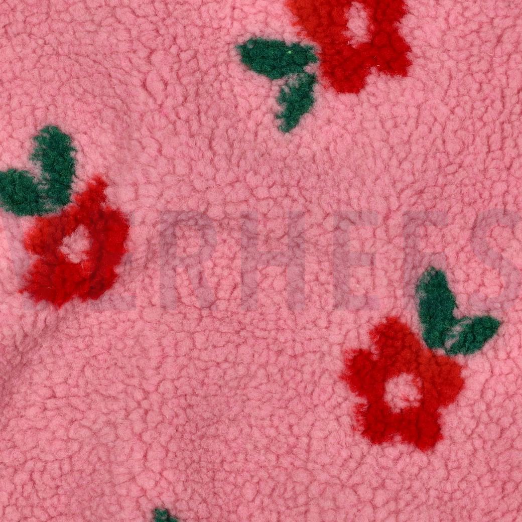 Teddy Jacquard Bodywarmer Jessy met Bloemen | Meisjes