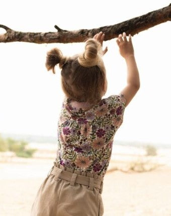 Meisjes Bloemen T-shirt Belle