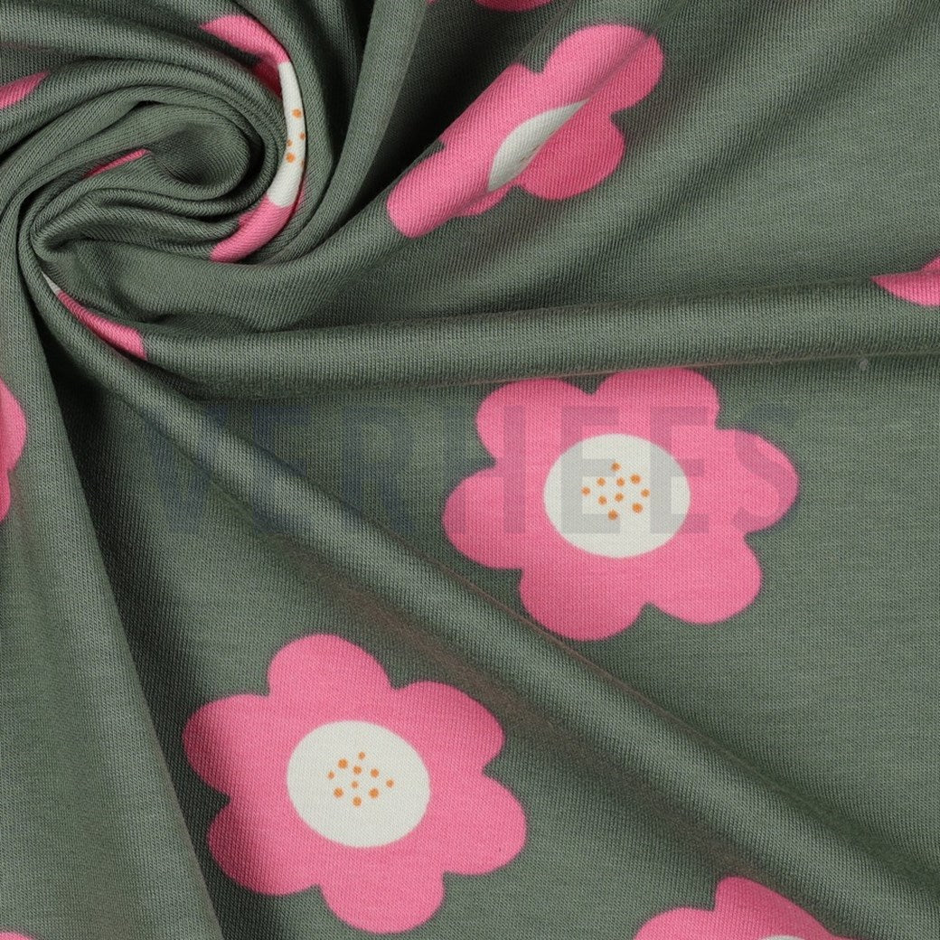 Mädchen Blumen-Shirt French Terry | Sommertop Mädchen 92-164